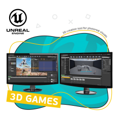 Unreal Engine 4. Игровой движок - КИБЕРшкола программирования для детей, компьютерные курсы для школьников, начинающих и подростков - KIBERone г. Солнечногорск