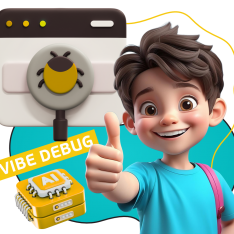 Тестирование & Vibe Debug. Охотники за багами - КИБЕРшкола программирования для детей, компьютерные курсы для школьников, начинающих и подростков - KIBERone г. Солнечногорск
