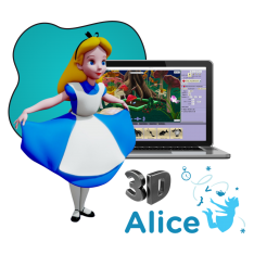 Alice 3d - КИБЕРшкола программирования для детей, компьютерные курсы для школьников, начинающих и подростков - KIBERone г. Солнечногорск