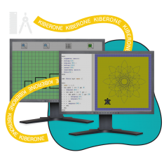 Исполнители чертежник и черепашка - КИБЕРшкола программирования для детей, компьютерные курсы для школьников, начинающих и подростков - KIBERone г. Солнечногорск