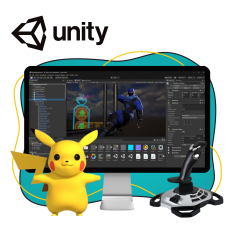 Мир игр на Unity 2D на популярном движке + AI-помощники - КИБЕРшкола программирования для детей, компьютерные курсы для школьников, начинающих и подростков - KIBERone г. Солнечногорск