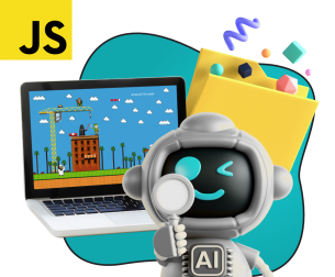 Язык программирования JavaScript + AI. Проектное обучение + геймификация + AI-помощники - КИБЕРшкола программирования для детей, компьютерные курсы для школьников, начинающих и подростков - KIBERone г. Солнечногорск